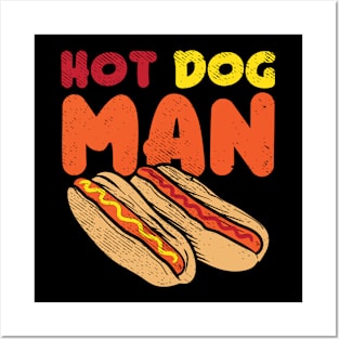 Hot Dog Man Posters and Art